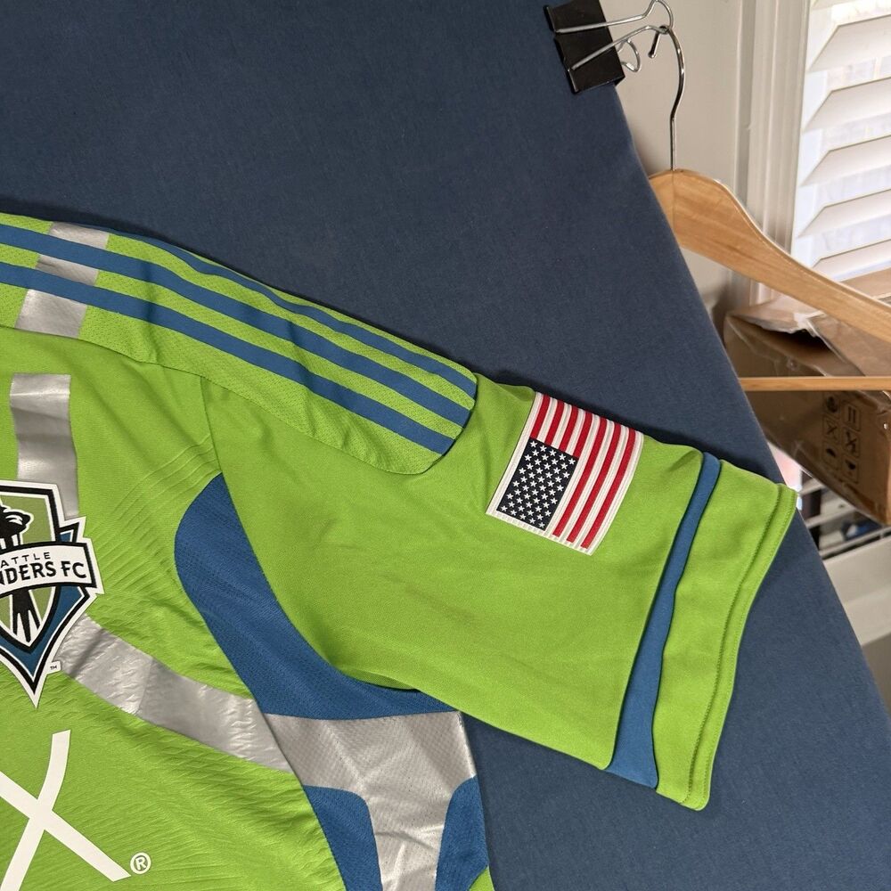 Seattle Sounders 2011/12 Jersey Gspurning Goalie Adidas SIGNED Large - No COA - Picture 11 of 12